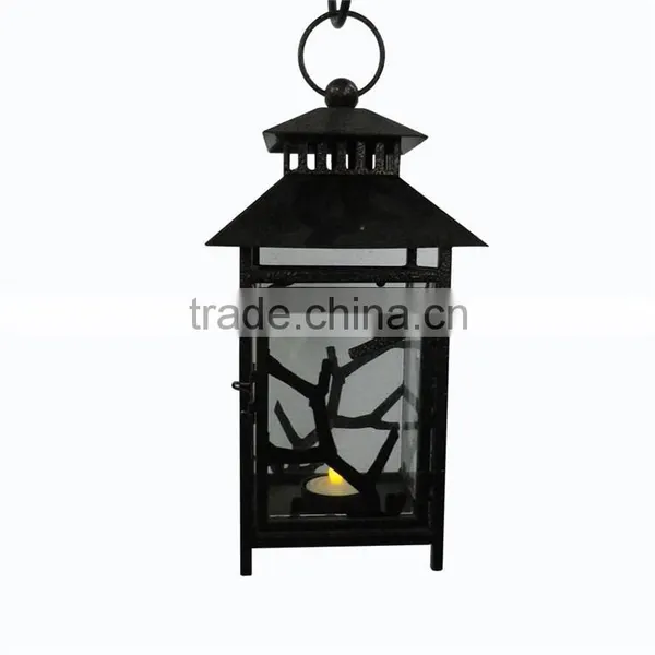 2015 Hot Sale Black Color Candle Lantern for Wedding Decoration photo-2