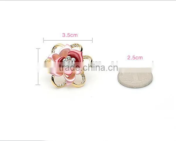 Classic Joker Set Crystal Rhinestone Flower Brooch photo-2