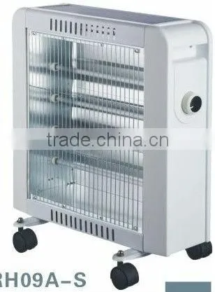 4tubes1600W CE/GS/ROHS Safety Tip Over Switch/ Thermal Fuse/with Wheel/convect Function/warm Fast/ Electric Heater Quartz Heater