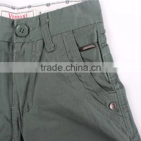 Boy's Cheap 100%cotton Garment Stock Lot Washed Shorts photo-2