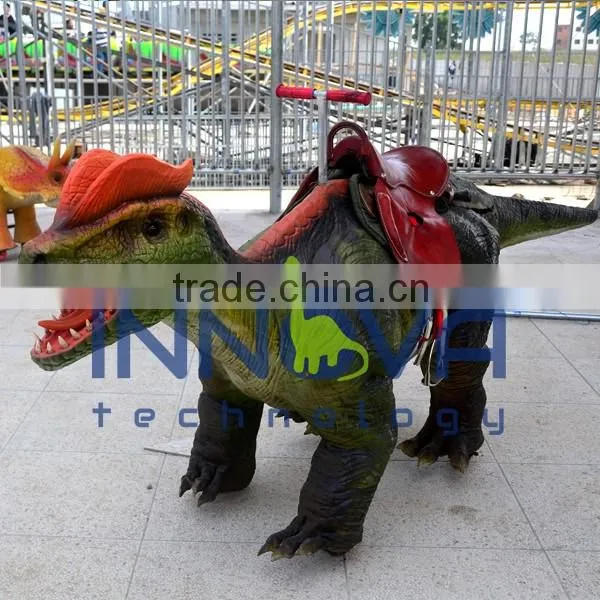Life-size Automatic Inflatable Animatronic Dinosaur for Amusement Rides photo-5