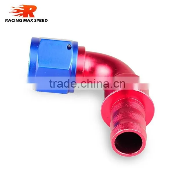 Aluminum Oil Cooler Hose Fitting 90 Degree Push on Hose End Push on 10-090-12 photo-5