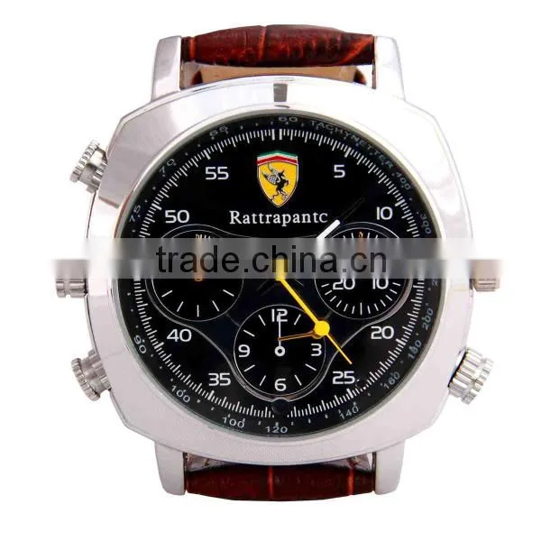 Fashion Watch Mini dv Dvr HD 720P Waterproof Leather Watch DVR Spy Camera Digital Hidden Camera HDW-01A photo-2