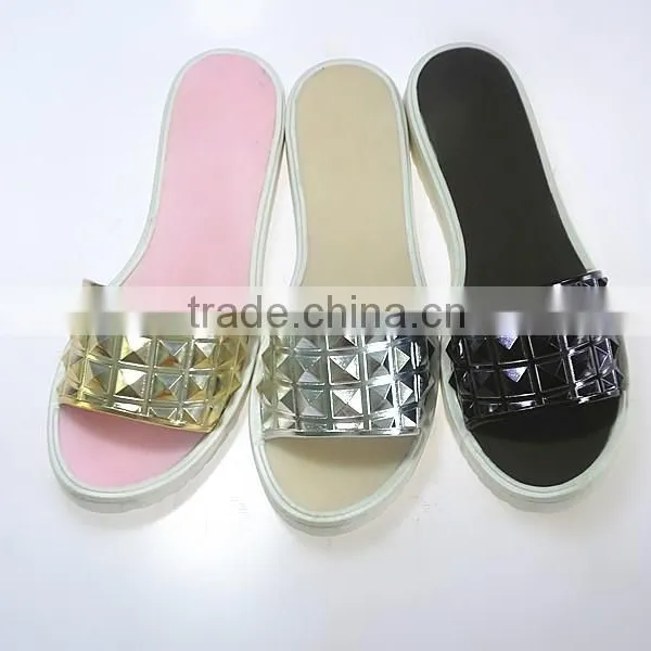2015 Women Best Quality Comfortable Flat Slippers
