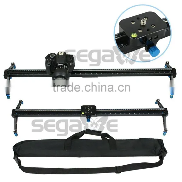 Pro 32" Aluminum Alloy Track Slider DSLR Camera Video Stabilizer Rail System photo-4