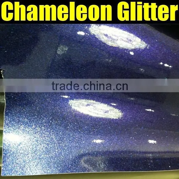 Chameleon Glitter Wrap Film for Car Body Decoration 1.52*20M/Roll photo-3