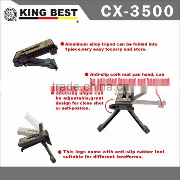 KINGBEST CX-3500 Meal Tripod /camera Tripod / Flash Bracket / Portable Tripod / Tripod/Table Tripod photo-2