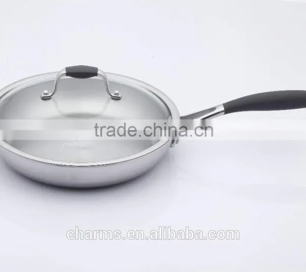 Charms Induction Bottom Stainless Steel No Oil Induction Pan photo-6
