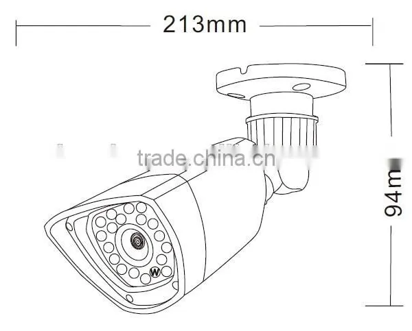 Kendom Best Selling High Difinition Weatherproof Outdoor Use Infrared Ahd 1080p Camera With 3.6mm or 6.0mm Fixed Lens photo-5