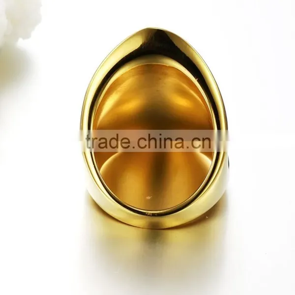 China Wholesale 2014 Special Design New Gold Ring Models for Men photo-5