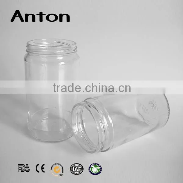 580ml Hermetic Storage Clear Glass Mason Jar With Seals and Rings Tin Lid photo-2