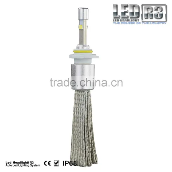 New Generation R3 LED Headlight 9005 Copper Heat Dissipation Belt Fanless 4800lm R3 Led Headlight 9005 photo-2