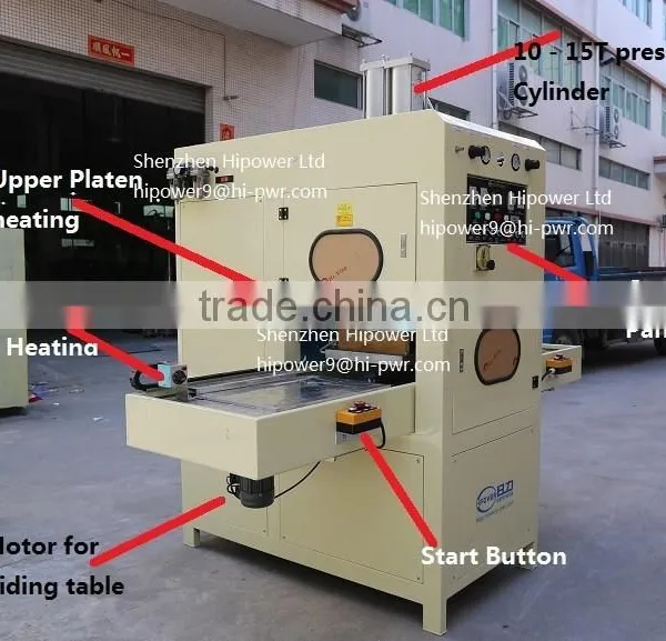 Pure Hydraulic Automatic High Frequency Welding Machine for PVC Shoe-pad Welding photo-3