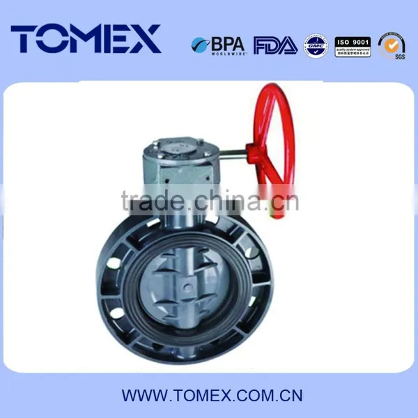 Factroy 10 Inch Pvc Butterfly Valve in Pipe System photo-3