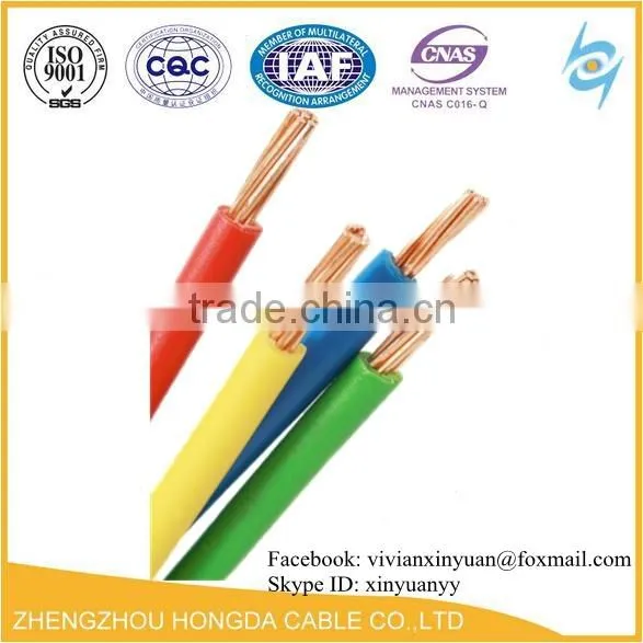 AWG Competitive Prices Copper Wire Pvc Insulation Single Copper Core Electric Wire Directly From Factory photo-2