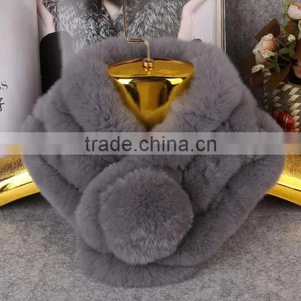 Infinity Knitted Rex Rabbit Fur Scarf Women's Knitted Real Rex Rabbit Fur Scarf