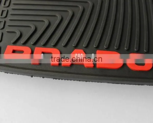 Wholesale Customized Full Set Type Rubber PVC Auto Car Floor Mats For TOYOTA PRADO photo-3