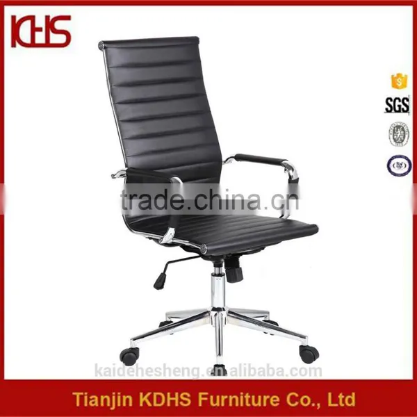 High Tech Designer Hot Selling pu Aluminium Armrest Leather Office Chairs