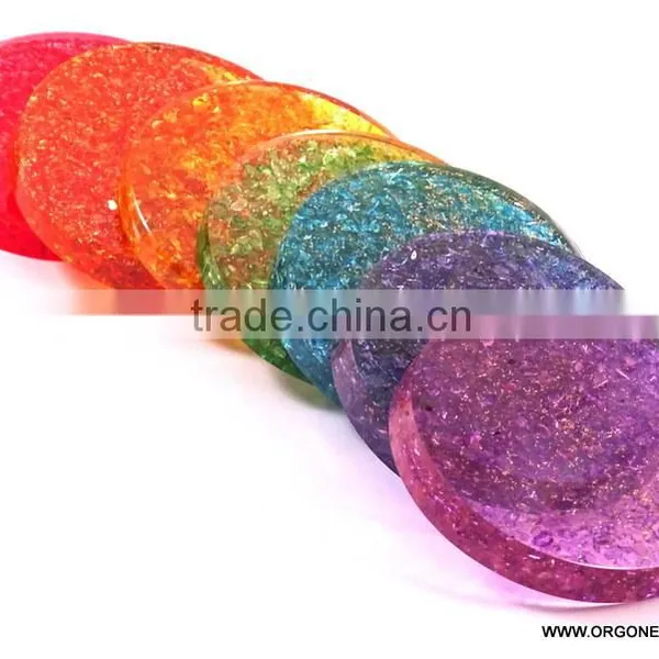 Wholesale Manufacturer of Orgonit Coaster Energy Rainbow Crystal Set | Orgone Agate photo-4