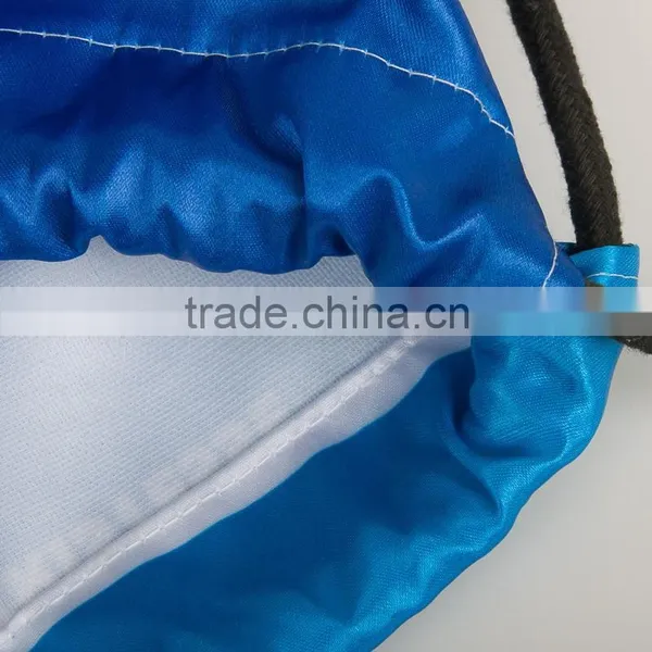 High Quality Latest Digital Printing Sublimated Drawstring Backpack Bag photo-4