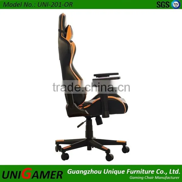 Sythetic Leather Swivel Sports Chair /Gaming Racing Staff Chair photo-2