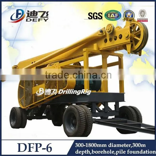Small Portable Percussion Drilling Rig Model DFP-6 photo-2