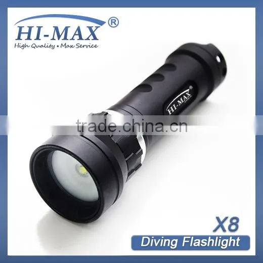 HI-MAX Factory Price Wide Angle Diving Torch Underwater Video Light photo-6