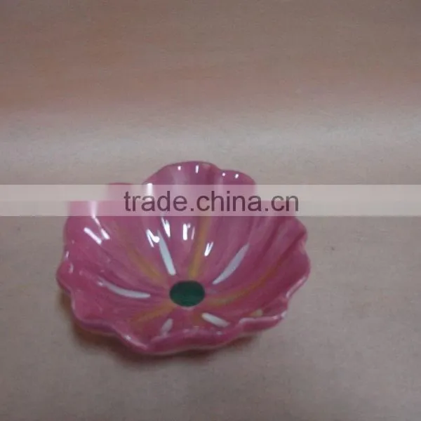 YT Flower Shaped Stock Ceramic Saucer