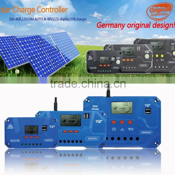 Solar Charge Controllers 12v 25a Pwm Style With LCD Display photo-5