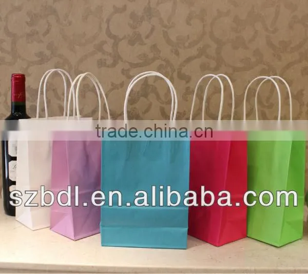 Hot Sale Recycled Brown Kraft Paper Packaging Bag Manufacturer photo-2