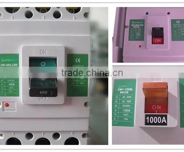 Aissmy CM1 Series Three Poles AC MCCB Circuit Breaker (280L 800Amp 400V/690V) photo-5