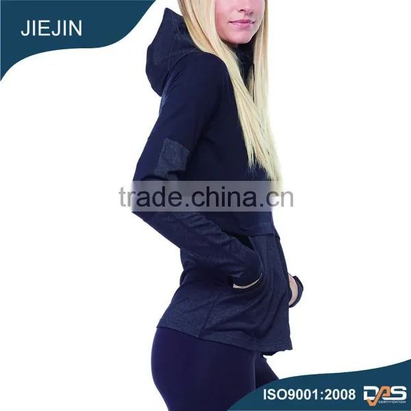 (Trade Assurance)Fitness and Running Women Yoga Lycra Sports Jacket photo-2