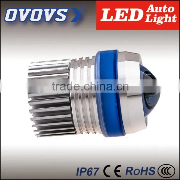 Ovovs Led Headlight Flash/driving Light for Motorcycle With Red, Green,blue,white Ring photo-2