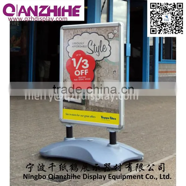 Advertising Display Stand Water Base Snap Frame Poster Holder Sign Stand