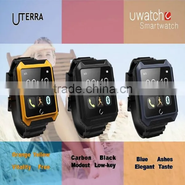 Waterproof Watch U TERRA Smartwatch WristWatch Pedometer Calls Compass IPS Screen Ip68 For Android IPhone Samsung S5 Note 4 U8 photo-5