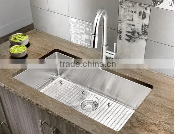 Top Quality Single Handmade Kitchen Sink SUS 304 Undermount Farm Sink With Cupc Certification photo-6