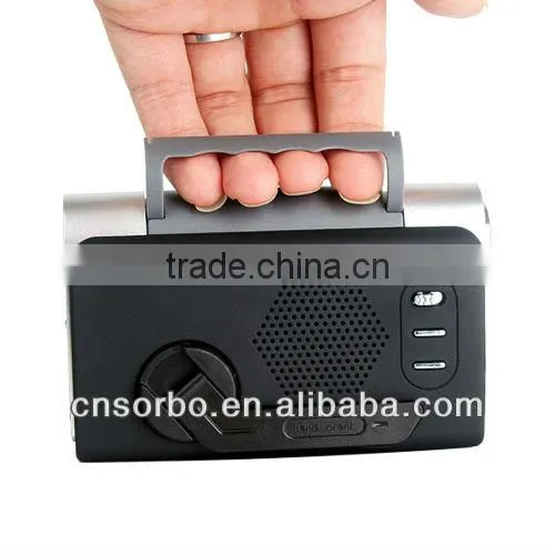 2016 Multifunctional Emergency Dynamo Self Powered FM/WB Radio, Flashlight,Powerful Cell Phones Charger photo-6