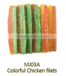 Pet Food-MJ03A-Colorful Chicken Filets