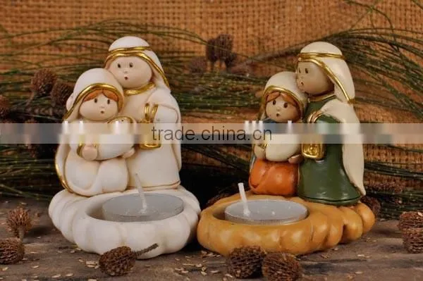 Resin Nativity Set Candle Holder photo-5