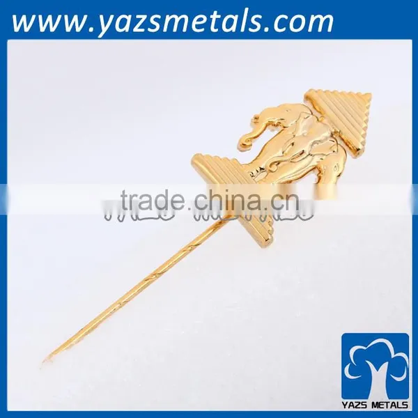 Custom Gold Silver Name Stick Pin Brooch photo-4