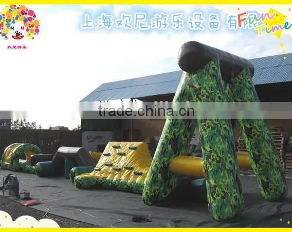 Water Inflatable Obstacle Course for Summer Camping, Outdoor Inflatable Obstacle photo-2