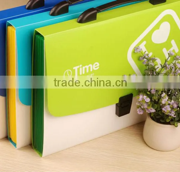 Colorful Decorative Multi-pocket File Folder photo-3