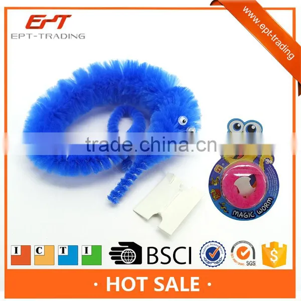 Funny Colorful Magic Soft Worm Game Toy