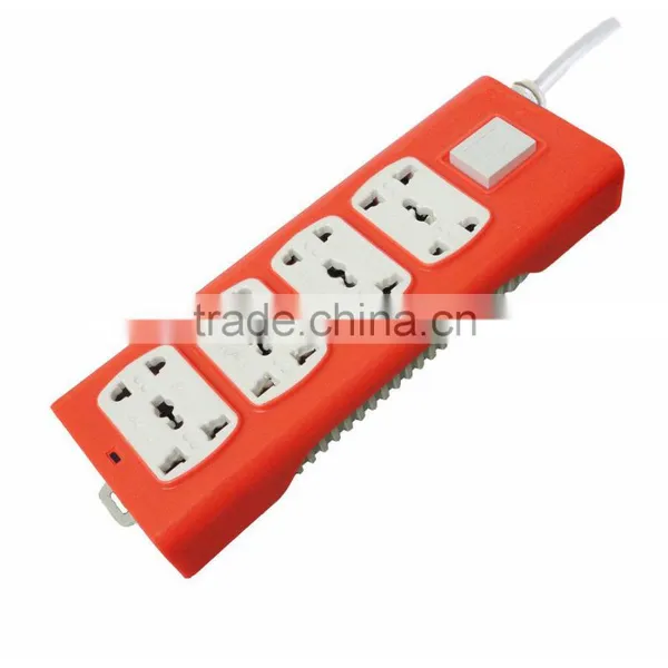 8 Sockets Universal Electrical Blue Power Strip With Shutter photo-2