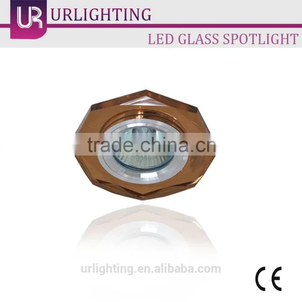 Octagonal Glass Surface for Decoration Light Mr16 Led Downlight Ceiling Light photo-2
