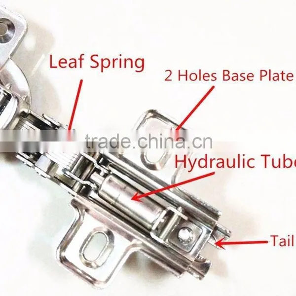 China Manufacturer Top Quality Foshan Factory Adjustable Buffering Hydraulic Hinge Hydraulic Cabinet Hinge for High Quality photo-2