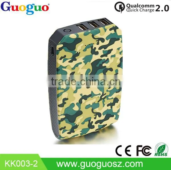 UV Finish Housing Qualcomm QC 2.0 Quick Charge Power Bank 10000mAh photo-2