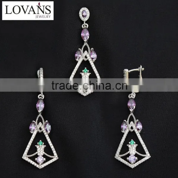 Jewelry Set Price Manufacturers In China 925 Silver Customized JewelryTZ-0214 photo-2