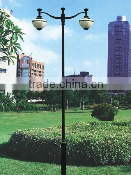 High Quality Galvanized Fashional Decorative Garden Lighting Pole 3m photo-6