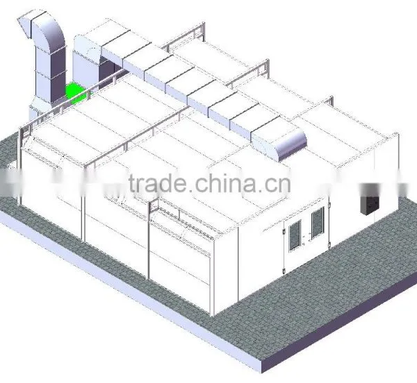 JF Wooden Spray Booth Manufacturer Car Paint Spray Booth Panel photo-4